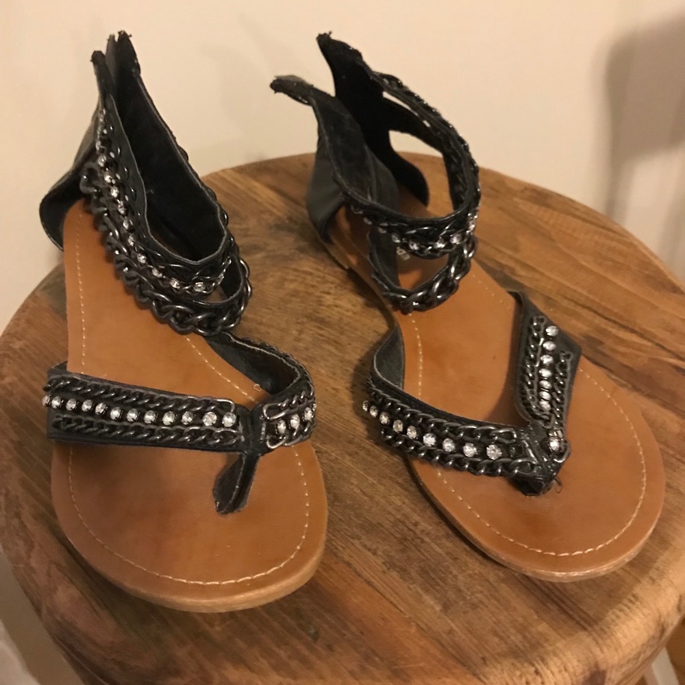 Black sandals